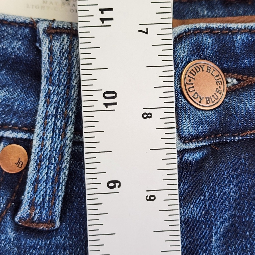 Judy Blue Bootcut High Waist Jeans Womens 3/26 Long Blue Tummy Control JB88786 - Picture 10 of 13